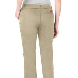 Dickies Women's Relaxed Fit Stretch Twill Capri - FR603 - Desert Sand